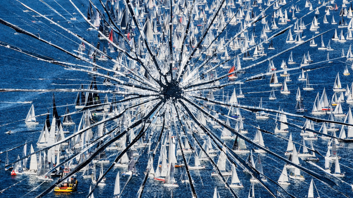 Barcolana shattered