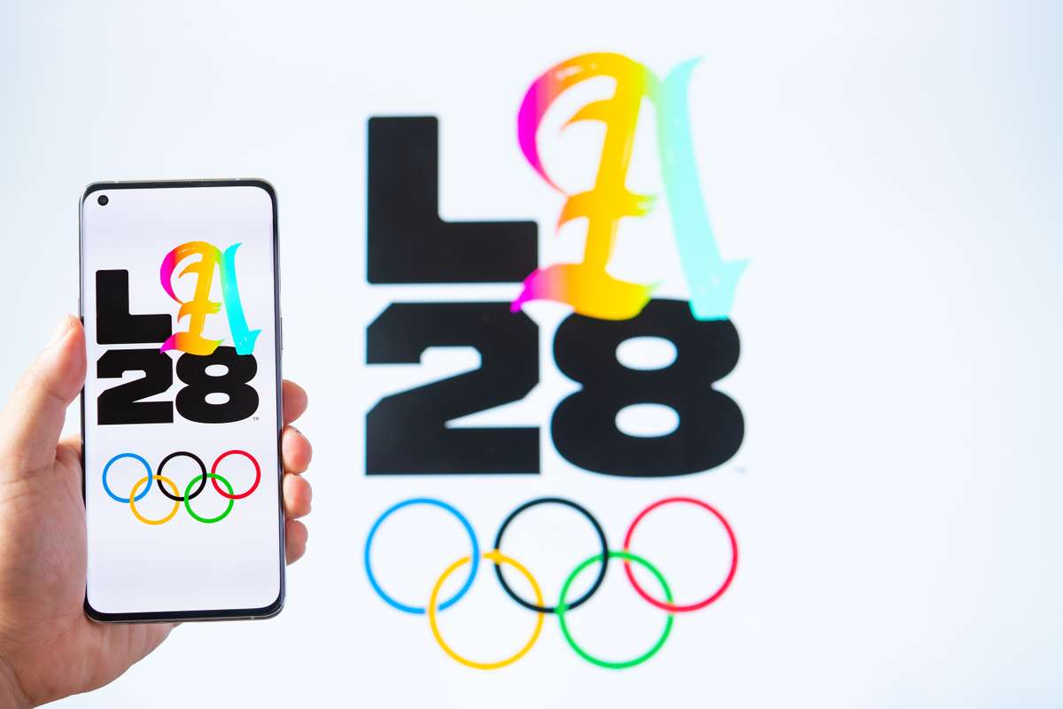 One of the Los Angeles Olympic Games 2028 logos