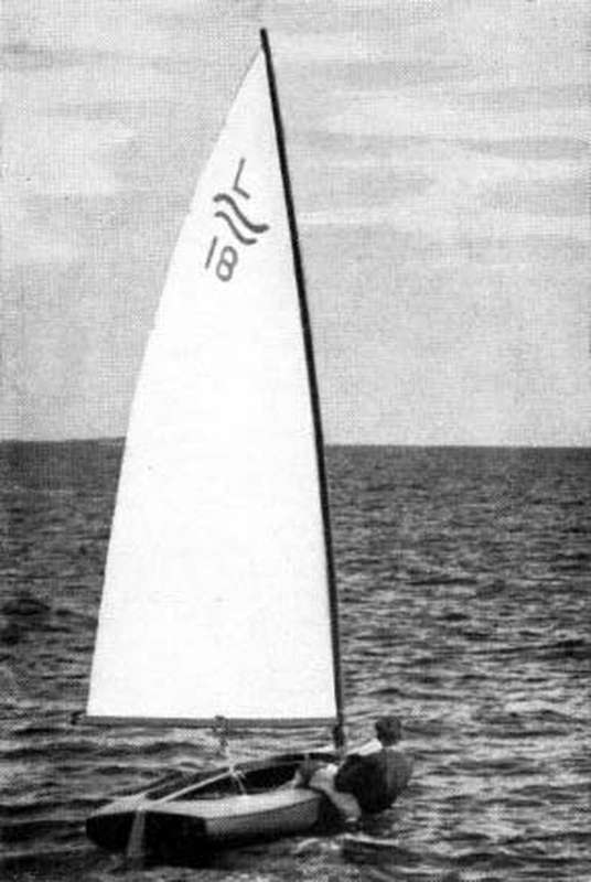 The Finn L18 which won gold at the 1952 Olympic Games