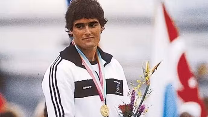 Russell Coutts 1984 Olympics aged 22
